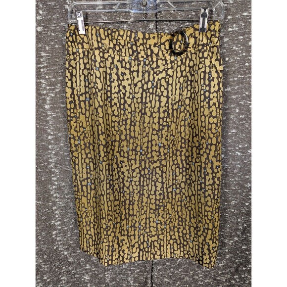 Vintage Pendleton Silk Skirt Tank Top SET Gold/Brown Woman's Size XS/4 - Picture 7 of 13